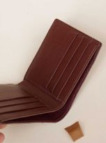 Ví da cá sấu nhập khẩu, ví cá sấu Handmade màu nâu