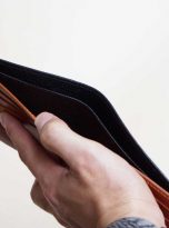 Ví da cá sấu Handmade cao cấp, ví cá sấu đen nhập khẩu