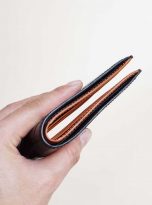 Ví da cá sấu Handmade cao cấp, ví cá sấu đen nhập khẩu