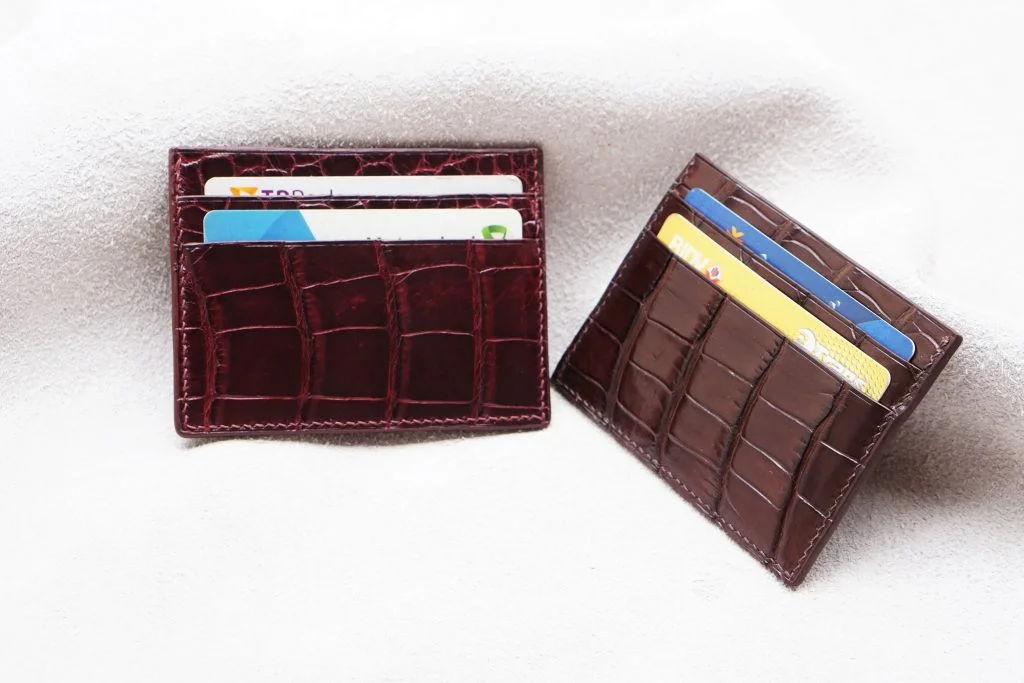 Ví đựng card da cá sấu nhập khẩu