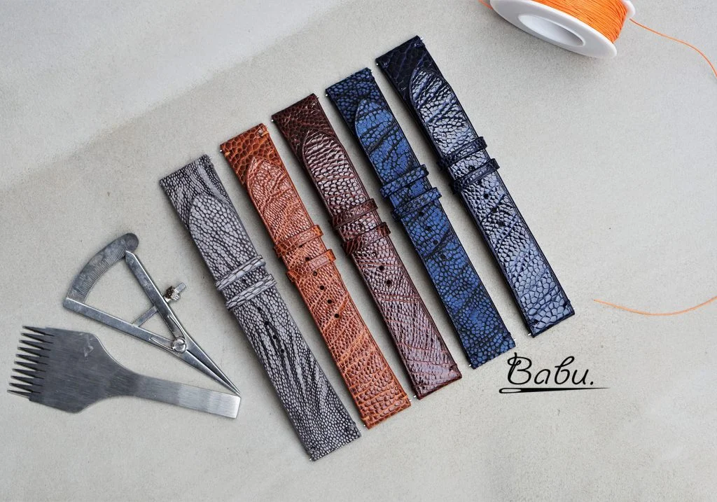 Dây đồng hồ da đà điểu chốt thông minh mới được ưa chuộng ở cả trông nước và quốc tế